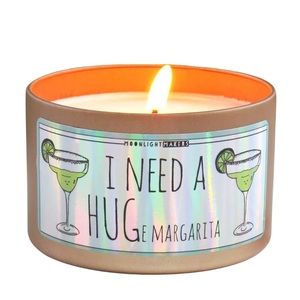 NWT I Need a HUGe Margarita Vaniila Breeze Scented Soy Candle Tin